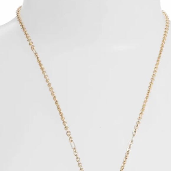 KENDRA SCOTT 14K Yellow Gold Plate Necklace NWT - Picture 6 of 7